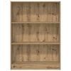 vidaXL Bookcase Artisian Oak 80x24x109 cm Engineered Wood