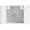 vidaXL Dartboard Cabinet ARNHEM Concrete Grey 52.5 x 10.5 x 53.5 cm