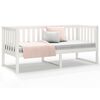 vidaXL Day Bed without Mattress White 80x200 cm Solid Wood Pine