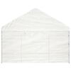 vidaXL Gazebo with Roof White 8.92x4.08x3.22 m Polyethylene