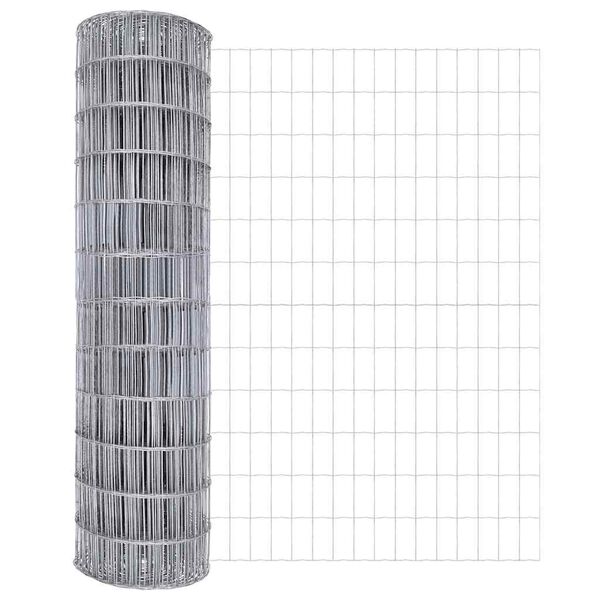 vidaXL Euro Fence 1 x 10 m PVC-coated iron