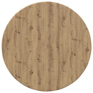 vidaXL Table Top &Oslash; 50 x 1.5 cm Round Engineered Wood Artisan Oak