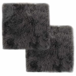 vidaXL Chair Pad | Set of 2 | Light grey