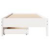 vidaXL Bed Frame without Mattress White 90x190 cm Single Solid Wood Pine