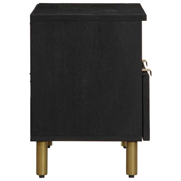 vidaXL TV Cabinet Black 70x33x46 cm Engineered Wood