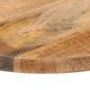 vidaXL Table Top &Oslash; 60x3.8 cm Round Solid Wood Rough Mango