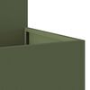 vidaXL Garden Planter Olive green 100 x 100 x 48 cm Steel