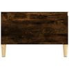 vidaXL Coffee Table Smoked Oak 55x55x36.5 cm Engineered Wood