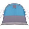 vidaXL Camping Tent Tunnel 3-Person Blue Waterproof