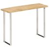 vidaXL Console Table with Live Edge 105x33x76 cm Solid Wood Mango