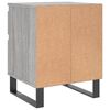 vidaXL Bedside Cabinet Grey Sonoma 40x35x50 cm Engineered Wood