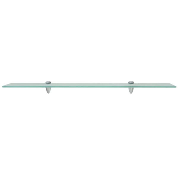 vidaXL Floating Shelves 2 pcs Glass 80x20 cm 8 mm