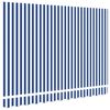 vidaXL Awning Replacement Fabric Blue and white 350 x 200 cm Canvas