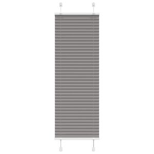 vidaXL Pleated Blind Anthracite 40x100cm Fabric Width 39.4cm Polyester