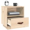 vidaXL Bedside Cabinet 40x34x45 cm Solid Wood Pine