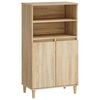 vidaXL Highboard Sonoma Oak 60 x 36 x 110 cm Engineered Wood