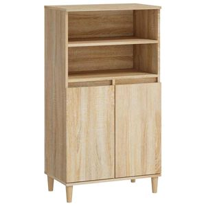 vidaXL Highboard Sonoma Oak 60 x 36 x 110 cm Engineered Wood