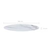 vidaXL Table Top White &Oslash;80 cm Glass with Marble Texture