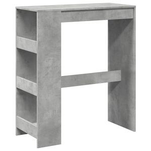 vidaXL Bar Table | Concrete Grey | Engineered Wood | 90 cm x 40 cm x 103.5 cm