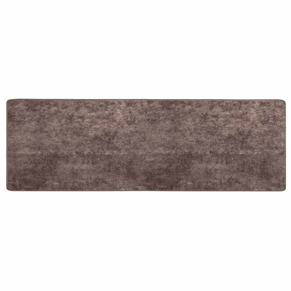 vidaXL Rug Runner MARSA Grey 300 x 100 cm Polyester and PVC