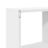 vidaXL Wall Cabinet 78x18x71 cm White Engineered Wood