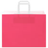 vidaXL Paper Bags 250 pcs with Handles Pink 32x17x25 cm