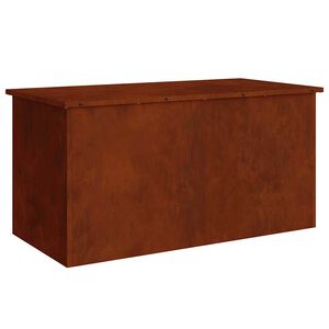 vidaXL Garden Storage Cushion Box Galvanised Steel 100 x 50.5 x 50 cm