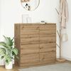 vidaXL Sideboard Artisan Oak 100x35x99 cm Engineered Wood