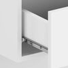 vidaXL Wall-mounted Bedside Cabinets 2 pcs White