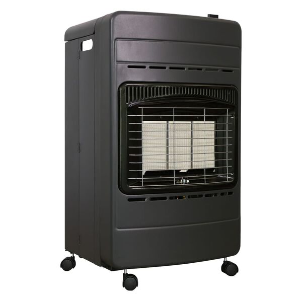 Qlima 2-in-1 Connector Foldable Gas Heater GH 342 RV 4.2 kW Anthracite