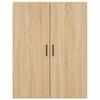 vidaXL Wall Mounted Cabinets 2 pcs Sonoma Oak 69.5x34x90 cm