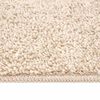 vidaXL Anti-slip Shaggy Rug Cream 200 x 200 cm PP