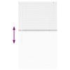 vidaXL Venetian Blinds Height Adjustable White 130 x 70 cm Aluminium