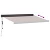 vidaXL Automatic Retractable Awning Brown 300x250 cm