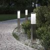 vidaXL Bollard Lights 3 pcs 50 cm Stainless Steel IP44