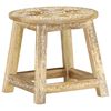 vidaXL Hand-painted Stool 38x38x35 cm Solid Mango Wood