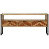 vidaXL TV Cabinet with Drawer Brown 100 x 35 x 50 cm Solid Acacia wood