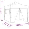 vidaXL Party Tent Folding Cream 200 x 200 x 315 cm Oxford Fabric