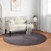 vidaXL Area Rugs Round Anthracite &Oslash; 200 CM Polyester