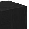 vidaXL Hallway Cabinet Wall-mounted 2 pcs Black Oak 97.5 x 37 x 99 cm