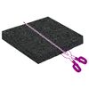 vidaXL Rubber Granulate Patio Pad Black 9 x 9 x 1 cm Rubber