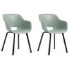 Keter Garden Chair with Metal Legs Noa 2 pcs Vintage Green
