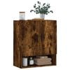 vidaXL Wall Cabinet Smoked Oak 60x31x70 cm Engineered Wood