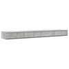 vidaXL Bed Drawers Concrete Grey 200 x 36.5 x 16.5 cm Engineered Wood