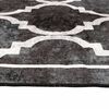vidaXL Rug Washable Black and White 80x150 cm