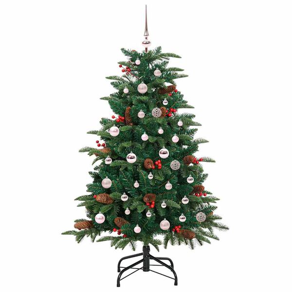 vidaXL Artificial Christmas Tree with 150 LEDs with Stand Green 150 cm