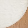 vidaXL Faux Sheepskin Rug Tafalla White &Oslash; 80 cm Polyester