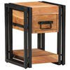 vidaXL Bedside Cabinet Brown 30 x 30 x 40 cm Solid acacia wood