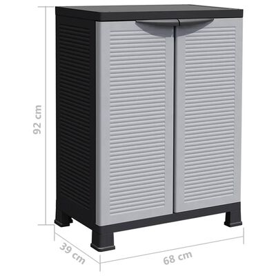 vidaXL Plastic Cabinet 68x39x92 cm
