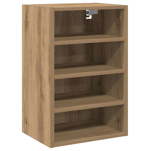 vidaXL Hanging Cabinet Riga Artisan Oak 40x29.5x60 cm Engineered Wood